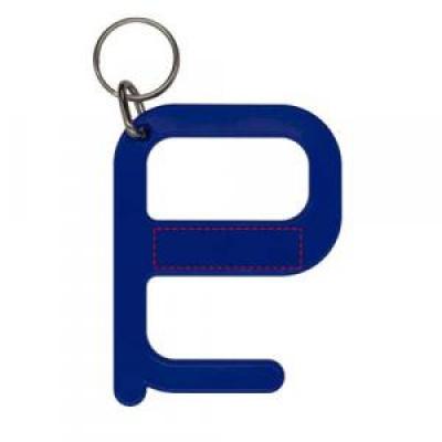 Image of Branded Promotional Antimicrobial Hygiene Hook Keyring 