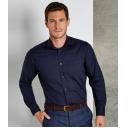 Image of K142 Kustom Kit Long Sleeve Tailored Poplin Shirt - Branded