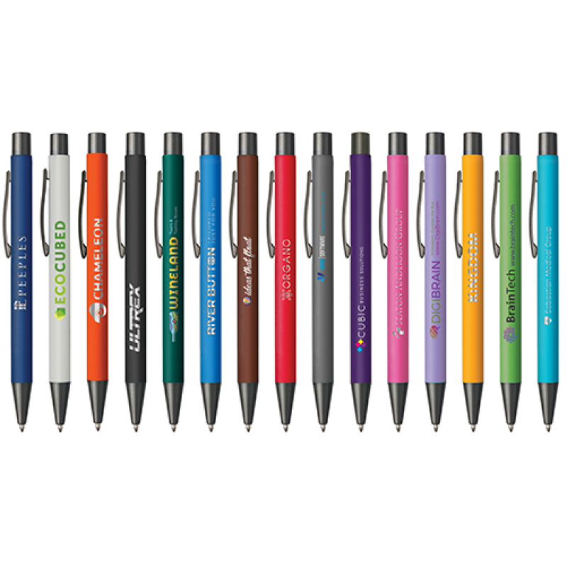 Image of Bowie Soft Feel - Branded Pen