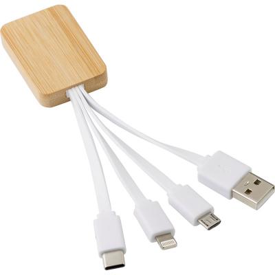 Image of Bamboo charging cable
