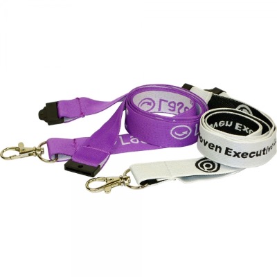 Image of Promotional Branded 20mm Executive Woven Lanyard