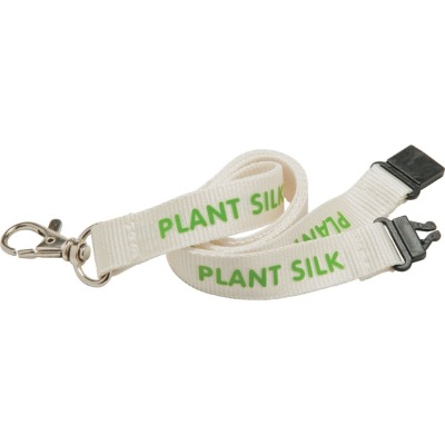 Image of Promotional Branded 10mm Plant Silk Lanyard