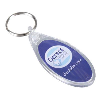 Image of Acrylic Ellipse Keyring